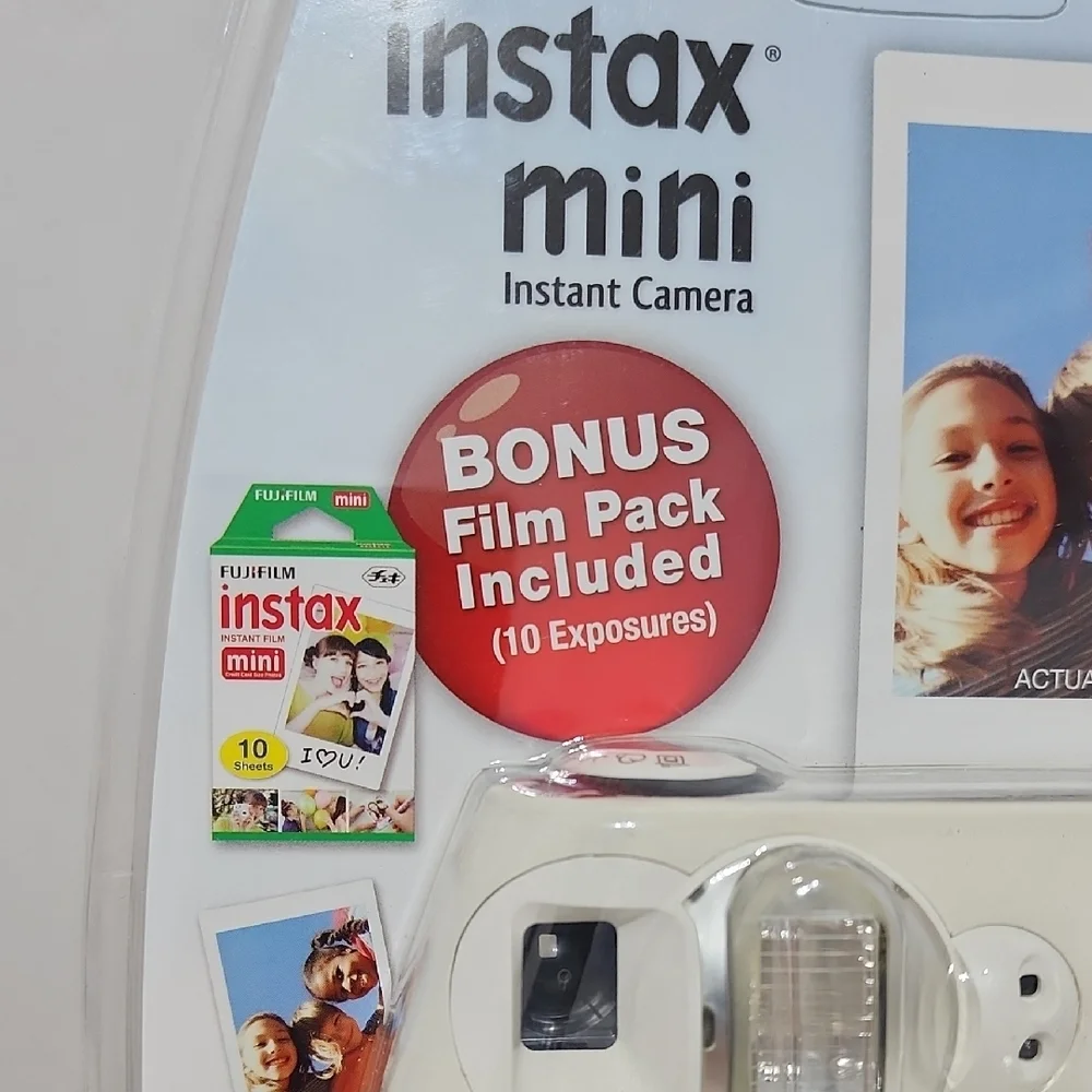 Fujifilm Instax Mini Instant Camera - Cream